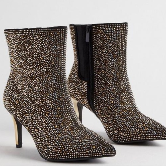 torrid Shoes - Torrid Embellished Pointed Toe Stiletto Bootie (WW) size 11 new